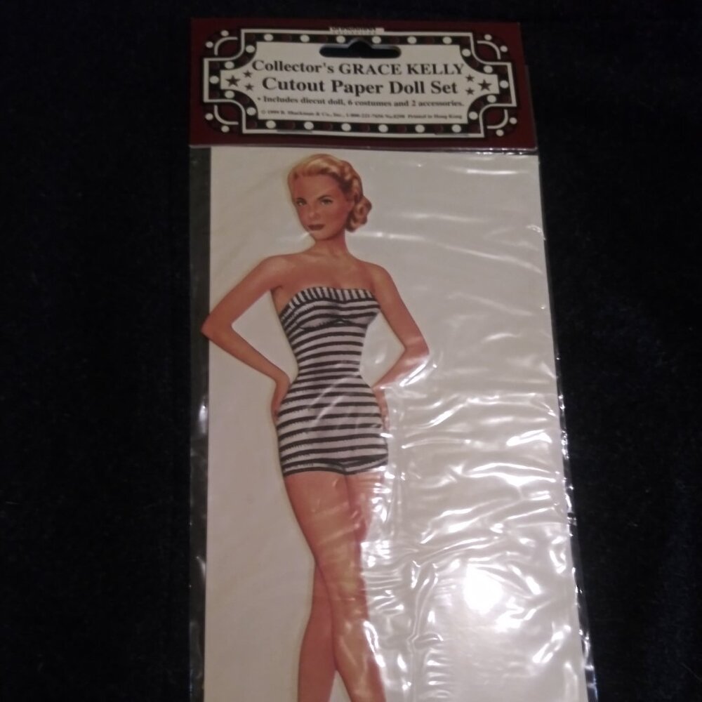 Collector's GRACE KELLY Cutout Paper Doll Set